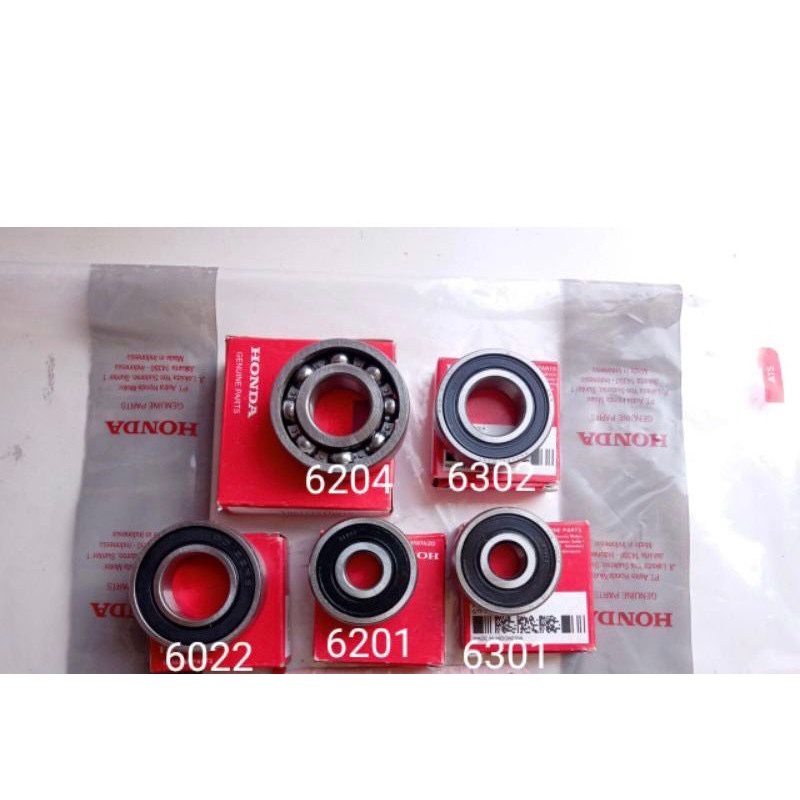 BERING BEARING LAHER RASIO PULLY SET BEAT KARBU BEAT Fi SPACY SCOOPY VARIO 110 HONDA (5PCS) ORI TERMURAH