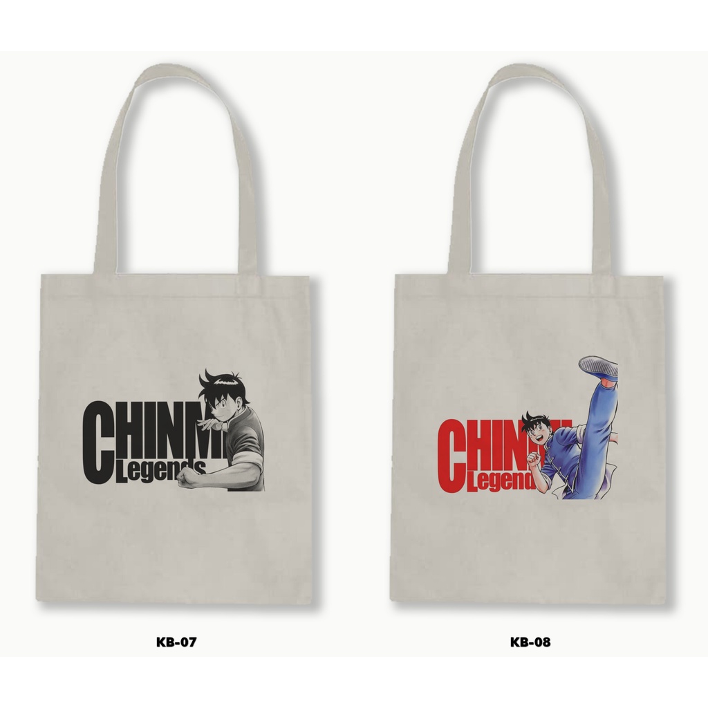 TOTE BAG BLACU - KUNGFU BOY / CHINMI