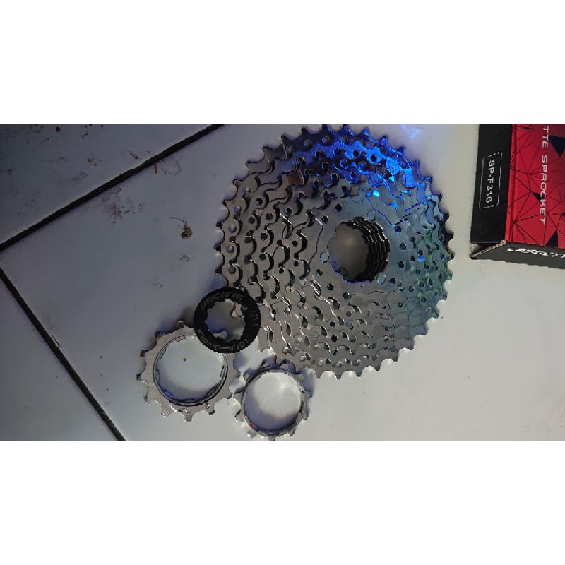 Sprocket Sproket Casette Pacific 8 Speed 11-36T