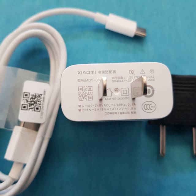 Charger Xiaomi 3A Type C Copotan 100% Ori Fast Charging Original Bawaan Hp bekas Cabutan
