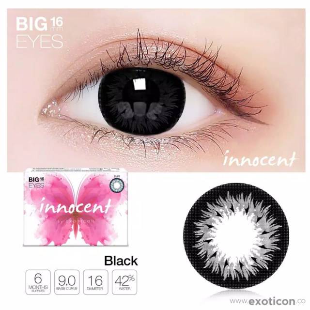 SOFTLENS X2 INNOCENT 16 MM BIG EYES Soflens Soflen Warna X2 Exoticon