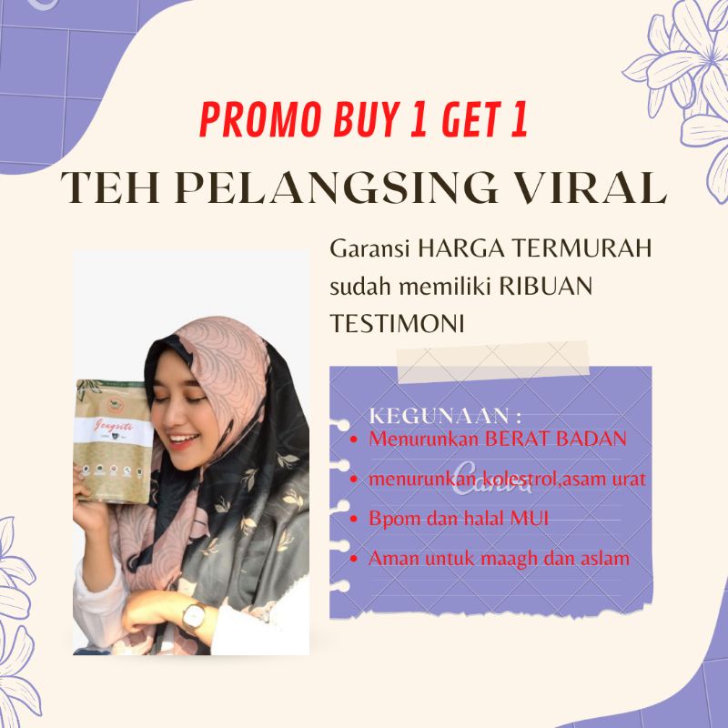 SLIMMING TEA  BY JENGSITI TEH PELANGSING VIRAL DI TIKTOK