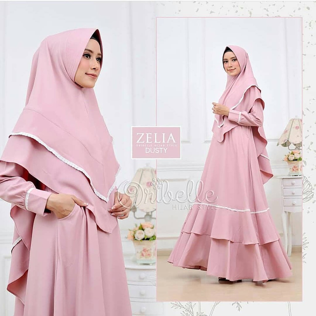 Zelia syari + khimar