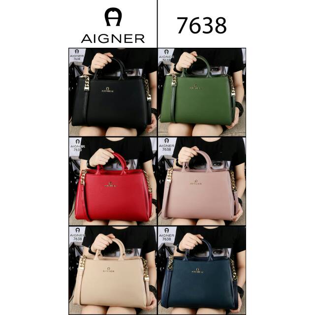 Hand bag aigner high quality