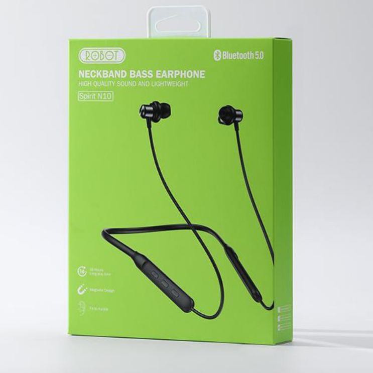 Headset Bluetooth Robot Spirit N10 Neck Mounted Waterproof .