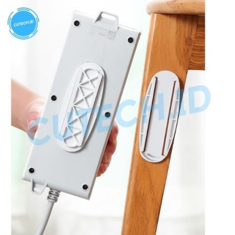 FIXATOR HOLDER GANTUNGAN STOP KONTAK / COLOKAN / POWER STRIP FIXATOR