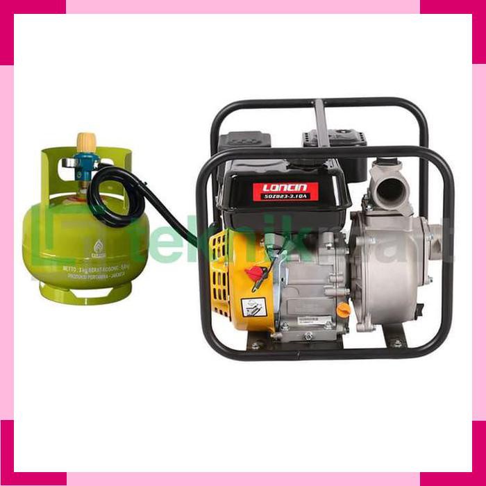 Murah Pompa Air Irigasi Water Pump Dual Fuel Loncin Lc80zb 3"