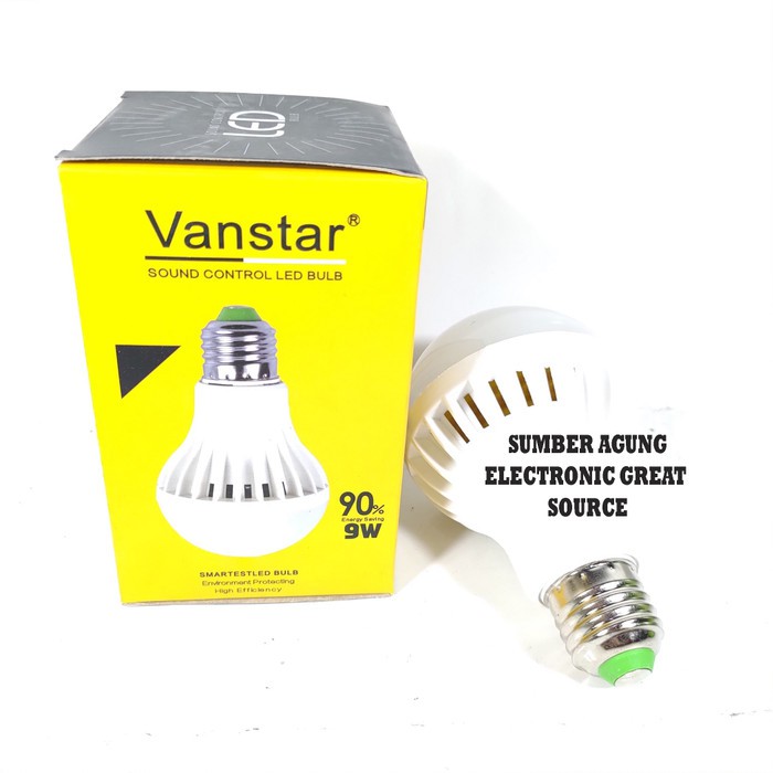 Vanstar Lampu LED 9W Sound Control Sensor E27 Terang Hemat Energi
