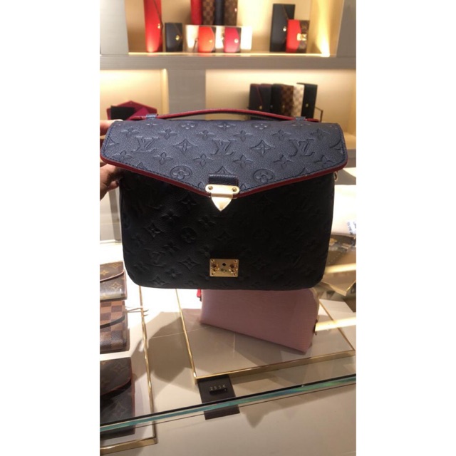 Limited Edition Tas BNIB Louis Vuitton Pochette Metis Navy ORI REC & BOX