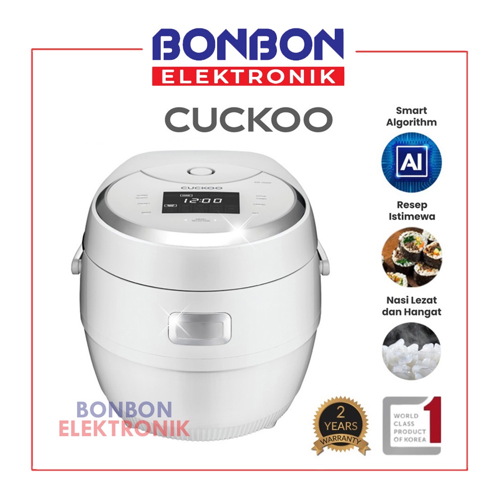 CUCKOO All-in-One Smart Rice Cooker CR-1020F/WH 1.8L No.1 In KOREA