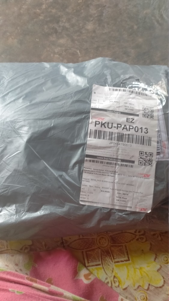 Bswart Batik Hrb026 Kenongo Hem Pendek Anjani Biru Pekalongan M L Xl Batik Pria Murah Modern Grosir