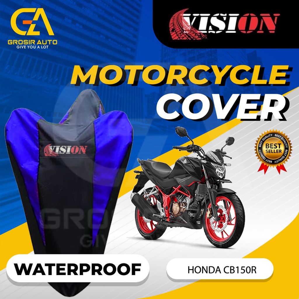 Sarung Motor CB150R Anti air Vision / Cover Selimut Penutup Sarung Mantel Motor Vision