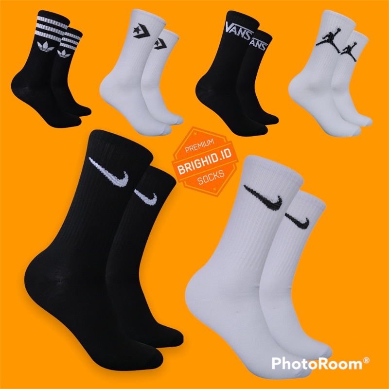 KAOS KAKI SPORT QC olahraga motif classic nike