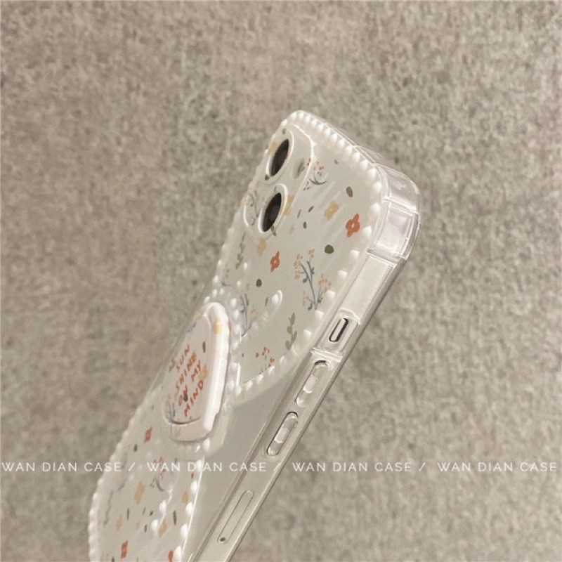 White Flower Bow Softcase Casing iphone XS XS Max XR 11 Pro Max 12 Pro Max 13 Pro Max