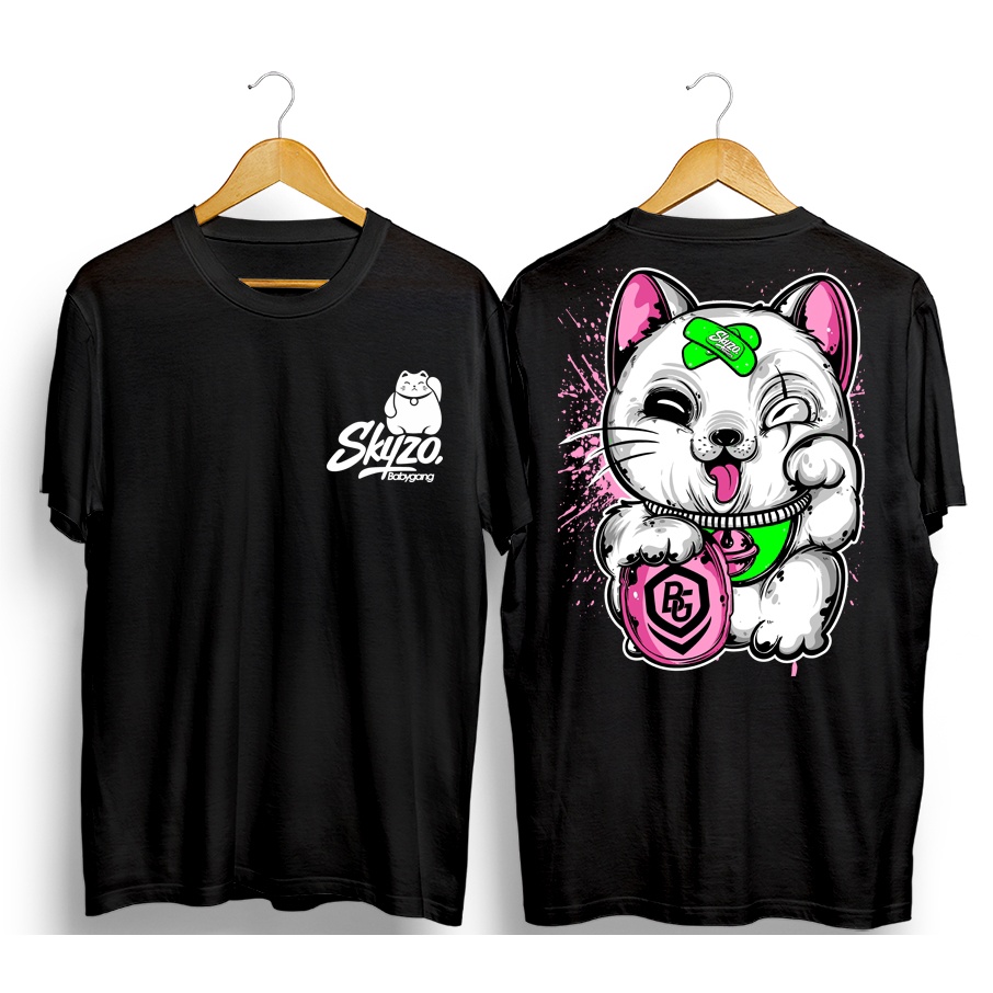 Kaos Skyzo T-shirt Babygang Cat x Skyzo