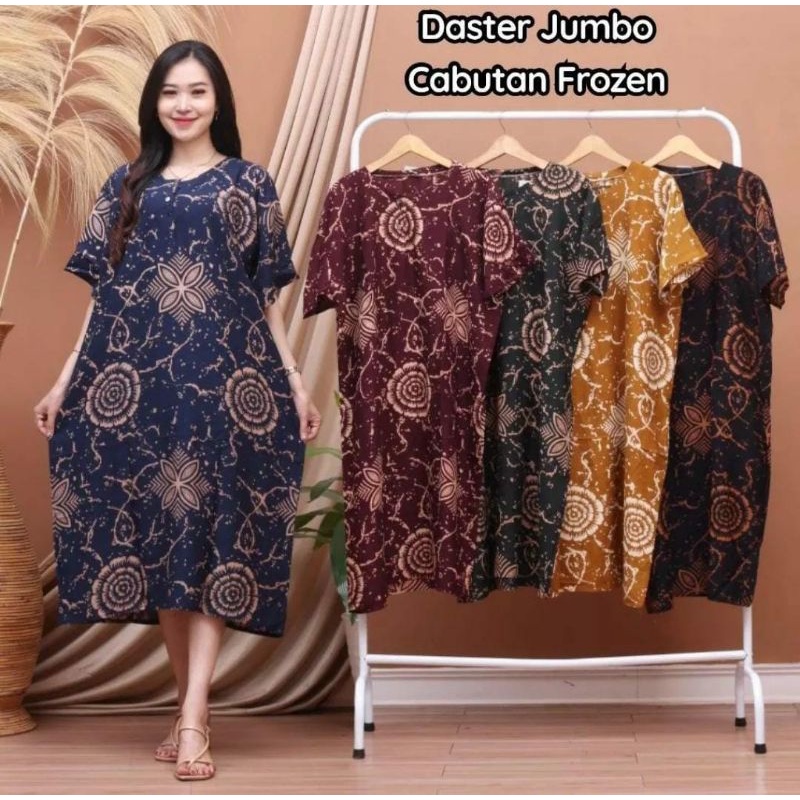 Daster jumbo dewasa | daster motif cabutan frozen