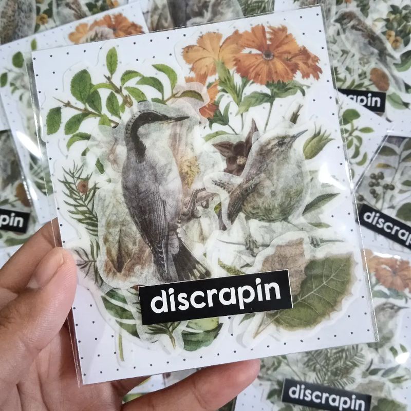 

(DSP) STICKER WASHITAPE NATURE/STICKER DECO JOURNALING/STICKER AESTHETIC/STICKER JURNAL