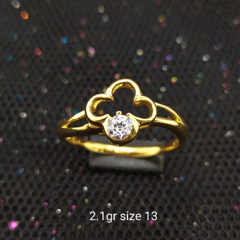 Cincin Emas 17 K - kuning 2.1gr Kadar 750 - 2330