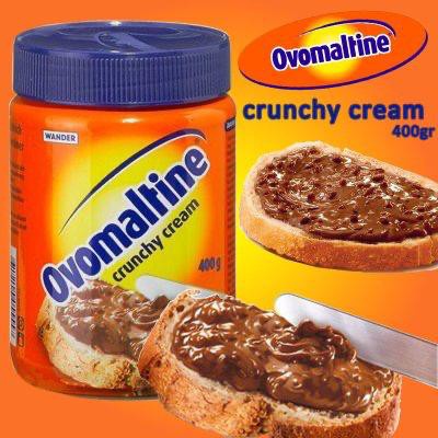 SELAI OVOMALTINE 380gr  CRUNCHY CREAM SELAI OLES COKELAT Ovamatin