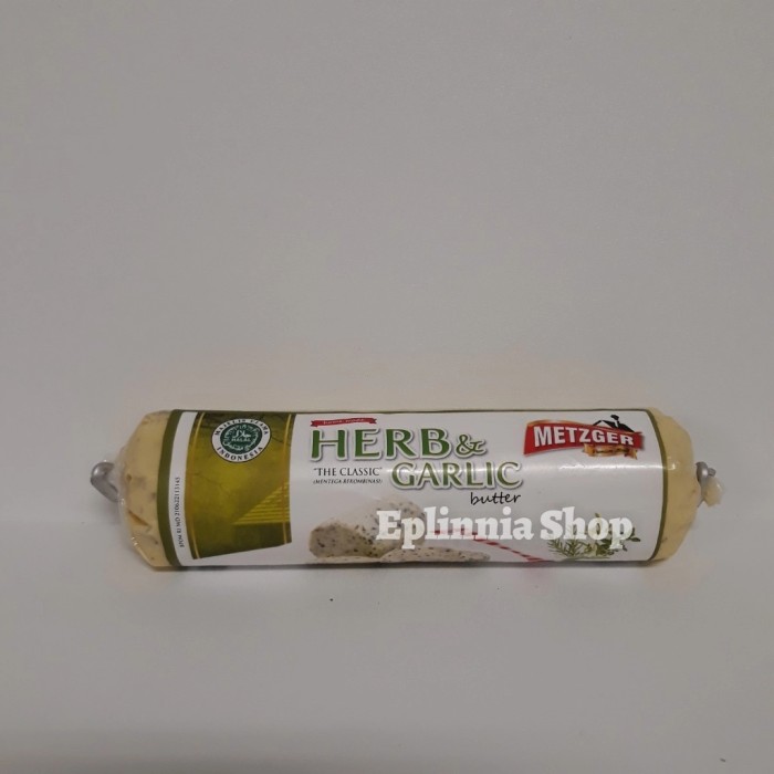 

Metzeger Herb & Garlic Butter 150 gr - Mentega Rekombinasi