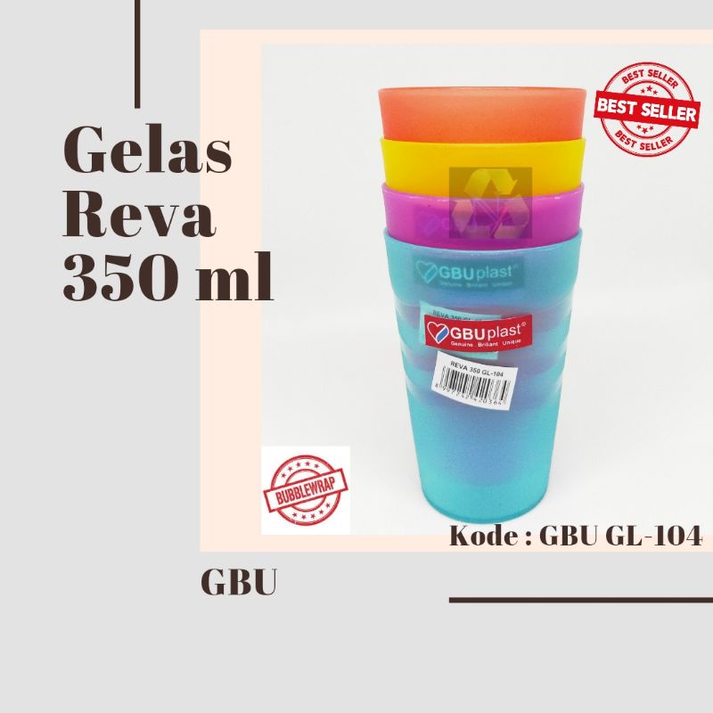 GBU Plast Gelas Reva / Gelas Plastik / Gelas Minum