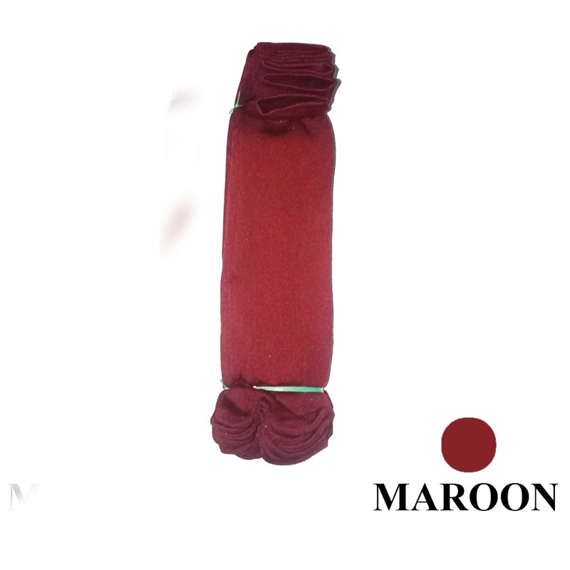 Kaos Kaki Jari Jempol Polos Varian Warna Lusinan-MAROON