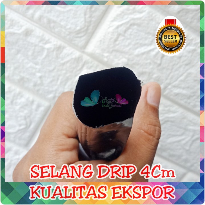 Selang Meteran Drip 4 Cm X 10 Micro Kualitas Bagus Ekport - Selang Plastik Drip 4cm Meteran