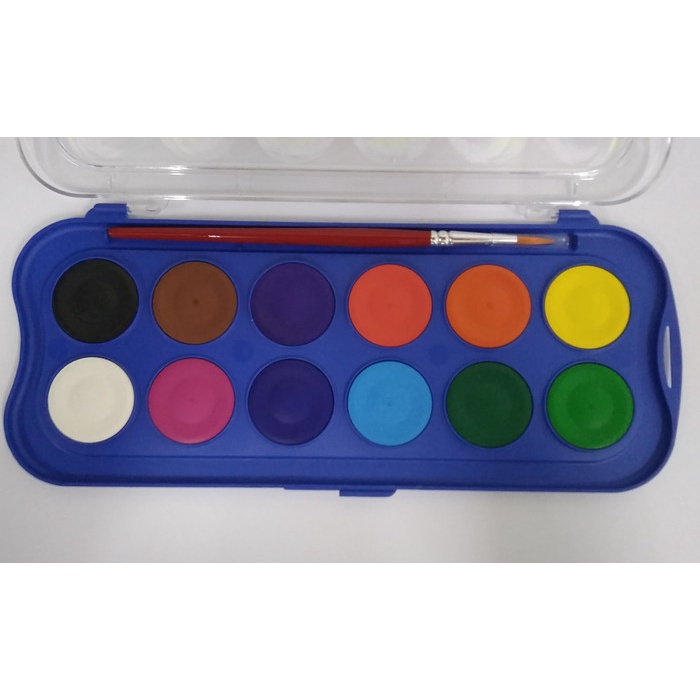 

Limited Giotto Acquerelli 12 Warna (Water Color Cake Cat Air) Watercolor 12 W Promo