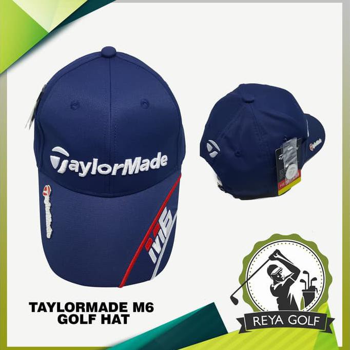 Taylormade M6 Golf Hat Cap Topi Golf Premium - Hitam Fashion Pria | Topi Pria | Topi Baseball