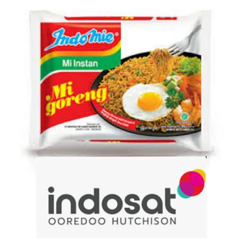 

( isat unli 7gb ) feat indomie