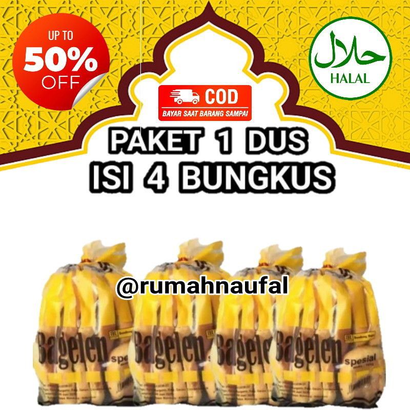 PAKET 4 BUNGKUS ROTI BAGELEN BANDUNG RAYA