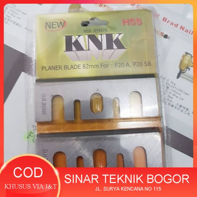 KNK Mata Ketam Tangan Planner Blade Pisau Serut Pasah 3" 3inch 3inci khusus Hitachi 82mm