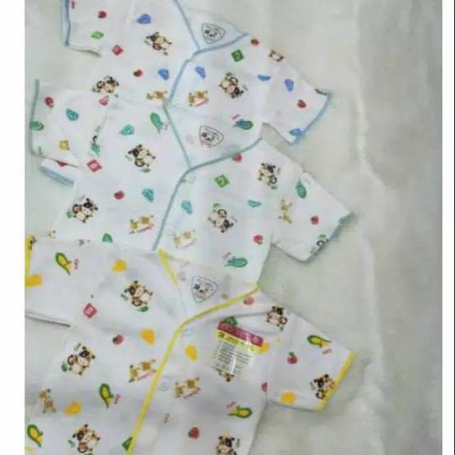 3PC BAJU BAYI ABIY BABY LENGAN PENDEK-BAJU BAYI LENGAN PENDEK ABIY BABY-BAJU BAYI LEMBUT BERKUALITAS