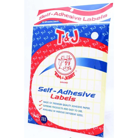 

LABEL TOM JERRY 111 PACK ISI 10 SHEET 贴纸
