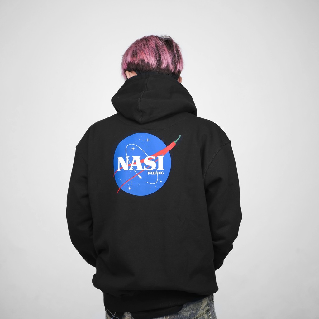 ZeroTwentyTwo Hoodie Nasi Padang Front Back Black