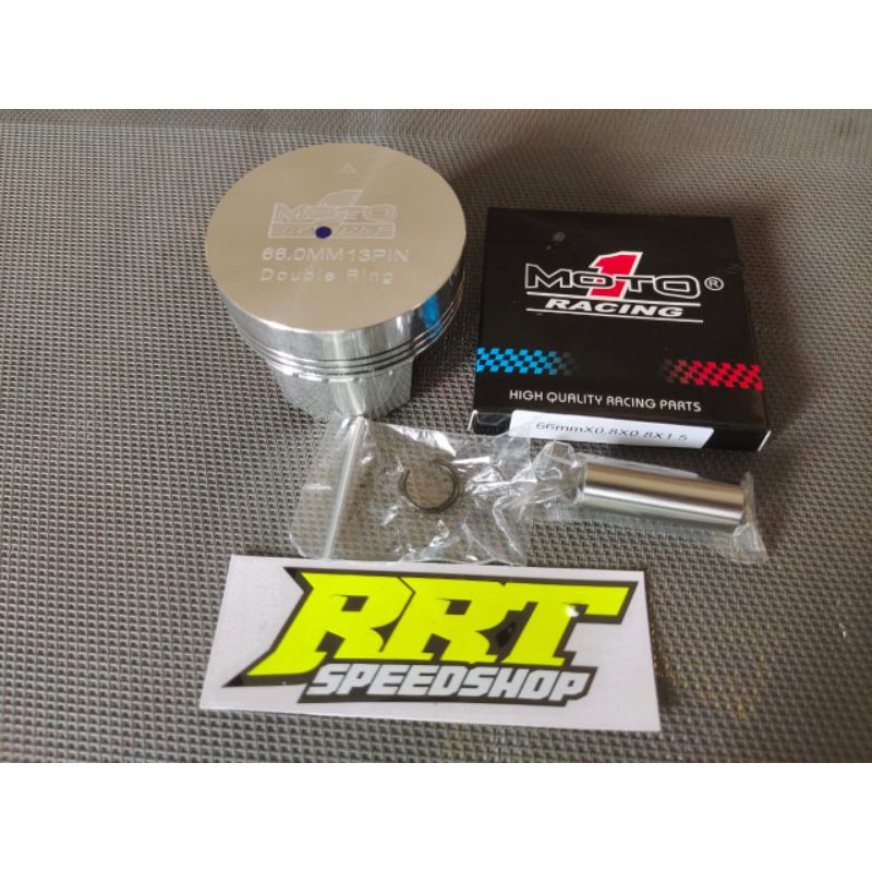 PISTON FORGED MOTO1 MOTO 1 RACING 66 PIN 13 PEN 15