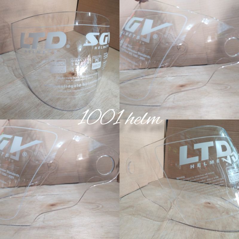 Kaca Helm LTD SPORT PUTIH/BENING ORIGINAL