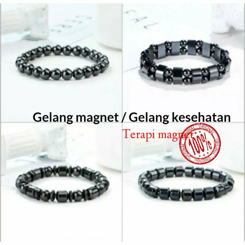 GELANG MAGNET KESEHATAN /GELANG TERAPI ORIGINAL TERBARU BERGARANSI