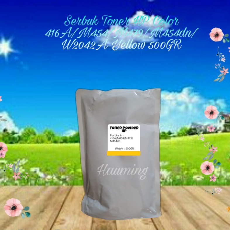 Serbuk Toner Powder Refill HP Color 416A 416 M454 M479 M454dn M454dw W2042A Yellow 500gr