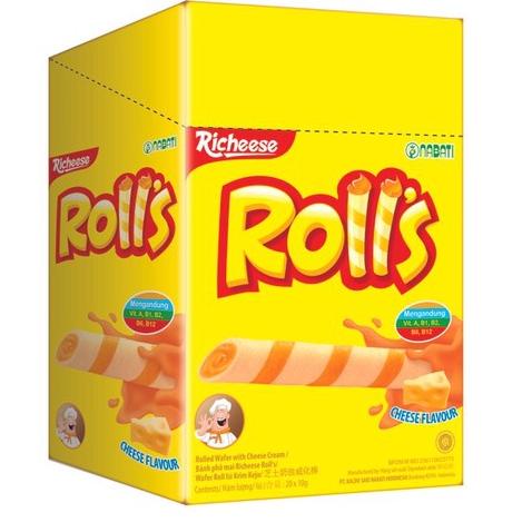 

✨ORIGINAL✨ Richeese Nabati ROLLS isi 20 pcs