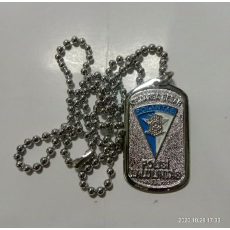kalung logo POLANTAS, kalung rantai POLANTAS, kalung POLANTAS