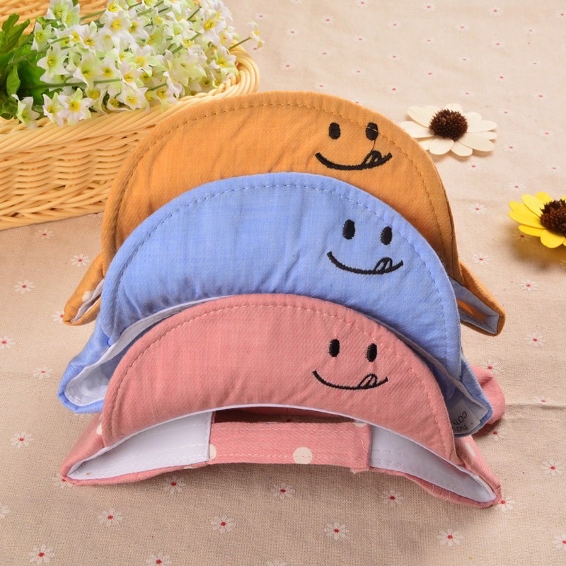 Topi bayi korea polkadot topi import anak bayi baby baseball cap