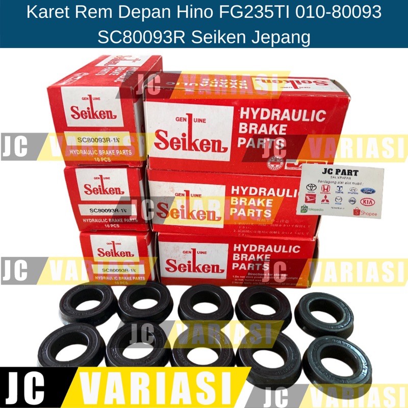 Karet Rem Depan Hino FG235TI 010-80093 SC80093R Seiken Jepang