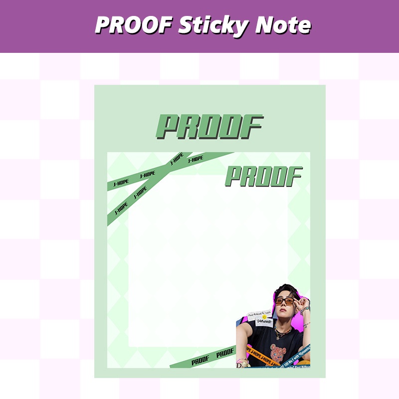 Sticky Note Motif Kpop BTS Untuk Sekolah / Kantor