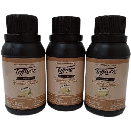 

Toffieco Vanilla Butter 100gr Perisa Bahan Tambahan Pangan