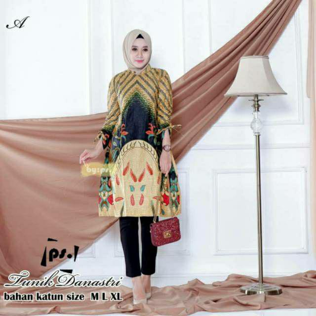 Paket Usaha Tunik Batik Motif Random Cuci Gudang Super Sale Termurah