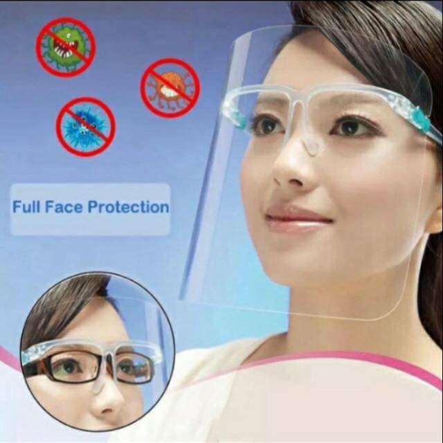 FACE SHIELD KACAMATA MASKER PELINDUNG WAJAH