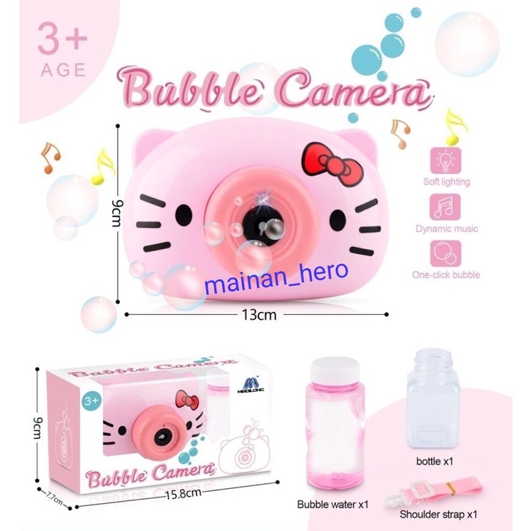 MAINAN KAMERA BUBBLE ANEKA CORAK FU1144 / MAINAN ANAK READY
