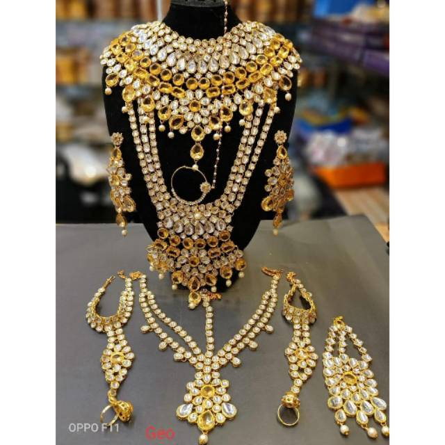 Kalung set jodha full stone