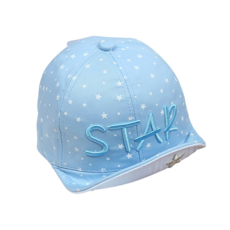 Topi Baseball Anak Laki Laki  - Perempuan Star Impor Import  - Topi Anak Perempuan Bintang PINK PEACH - Topi Anak STAR - Topi Anak Bayi Balita Premium Quality